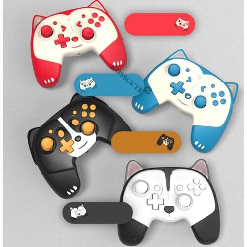 Cat Animal Wireless Controller For Nintendo Switch /Switch Lite Gamepad Joystick Voice Wake up Headphone Plug