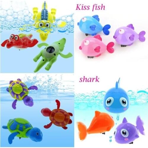 Kids Toy Bady Swim Animal Bathing Toy For Bathroom Classic Toys Wound-up Chain Clockwork BM88