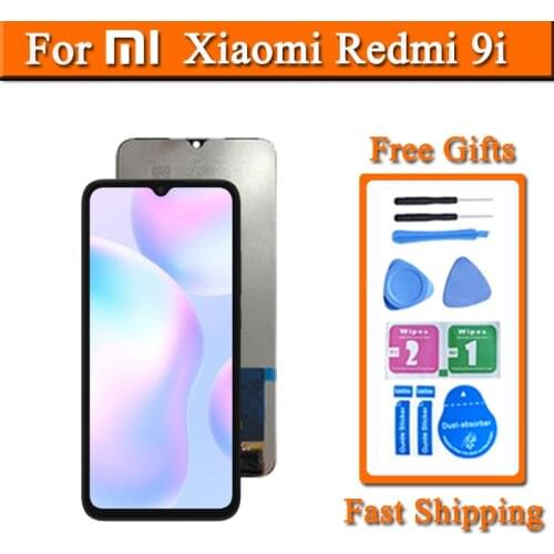 Display For Xiaomi Redmi 9i M2006C3LG, M2006C3LI LCD Display Touch Screen Replacement Tested Phone LCD Screen Spare Part