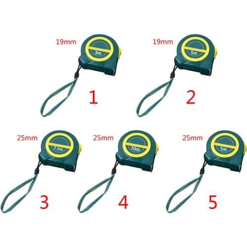 3m/ 5m/ 7.5m/ 10m Measuring Roulette Tape Double Side Steel Tape Measure Flexibl 19QB