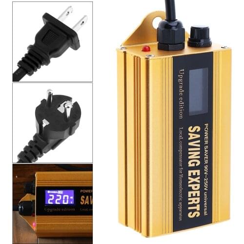 25KW Intelligent Electricity Saving Box 90-250V Power Factor Energy Saver ahorrador de Electricity Bill Killer with EU/UK Plug