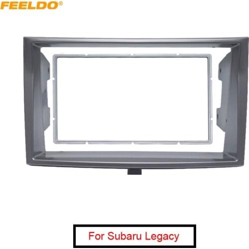 FEELDO Car DVD/CD Radio Stereo Fascia Panel Frame Adaptor Fitting Kit For Subaru Legacy(09~13) #FD4408