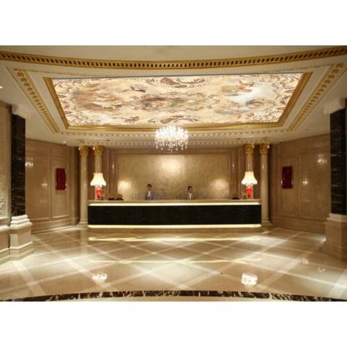 Custom Mural Wall Paper 3D Stereoscopic angel ceilings Paradise European ceilings Mural