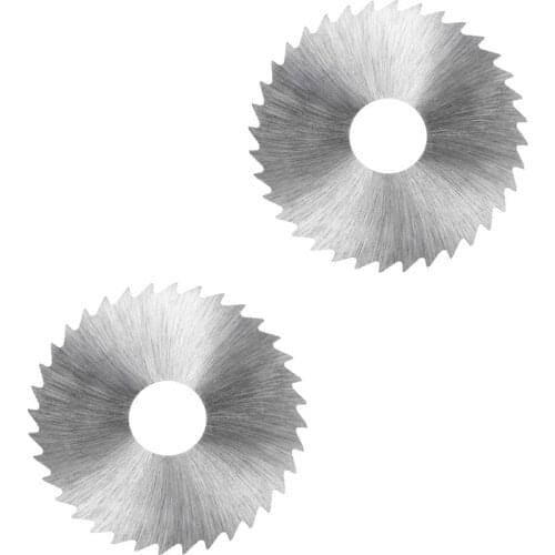 HSS Saw Blade, 80mm 36Tooth Circular Cutting Wheel 1.0 1.1 1.2 1.3 1.5 1.7 2.0 2.3 2.4 2.5mm Thick w 22mm Arbor - Pack of 2