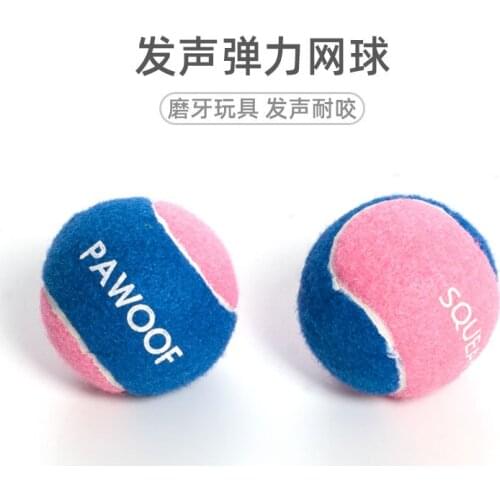 Pet dog toy teddy golden retriever toy ball pet puppy vocalization bite-resistant molar puppies small dog toy