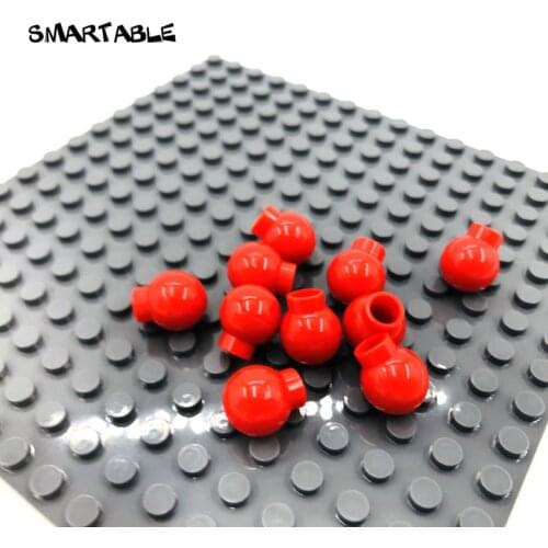 Smartable Round Brick 1x1 Ball Bead Building Blocks MOC Parts Toys For KIds Compatible Major Brands 33176 Toys 80pcs/lot