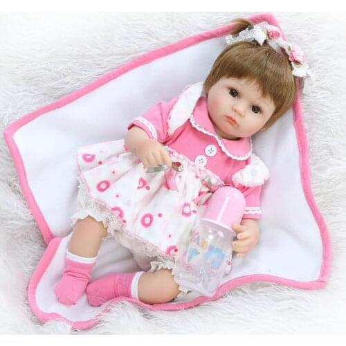 Reborn Baby Doll Reborn doll Reborn Real Life Baby Doll silicone doll Girl Reborn Baby Doll Toy for kids' Birthday Gift