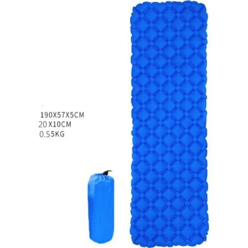 Simple Blowing TPU Inflatable Outdoor Tent Sleeping Mat Camping Ultra-light Portable Waterproof Damp Proof Mat Tent Mattress Bed