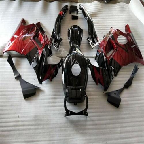 Fairing fit For Honda CBR600 F2 1991-1994 1992 1993 ABS Plastics Body Kits red black Motorbike Bodywork Fairing