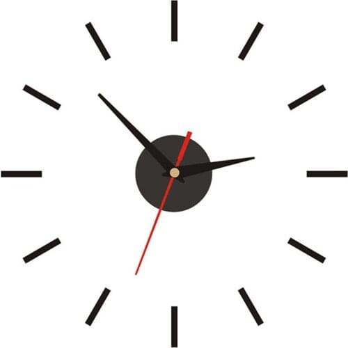 Creative Decorations Clocks Acrylic Clock Wall Stickers DIY Home Decoration Wall Clock
