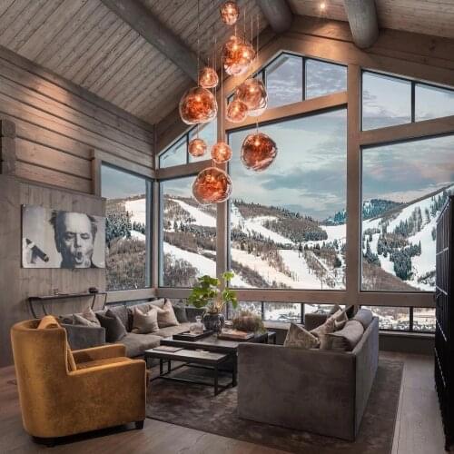 Modern Loft Cafe Melt Lava LED Light Nordic Design PVC Pendant Lights Living Room Restaurant Bar Lamp Kitchen Hanging Lights