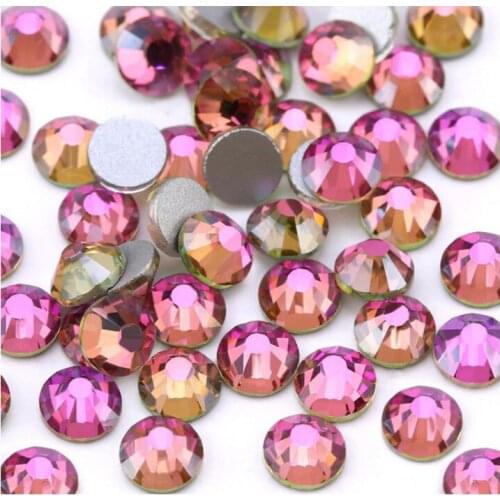 Swarovsky rystal AB Non HotFix Rhinestones Nail Art Flatback Rhinestones HotFix Crystals Stones For Nail