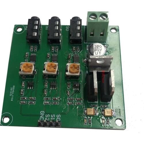 Three-channel sEMG acquisition circuit EMG sensor sEMG sensor