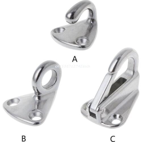 Stainless Steel Fending Hooks Spring Hook Snap Attach Rope Boat Sail Tug Ship Marine Hardware Boats Accessories Dropship