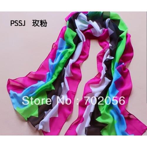 All matched Spring summer shaded womens polyster Scarf wrap shawl Scarves scarf poncho mixed color 160*50cm 5pcs/lot #3347
