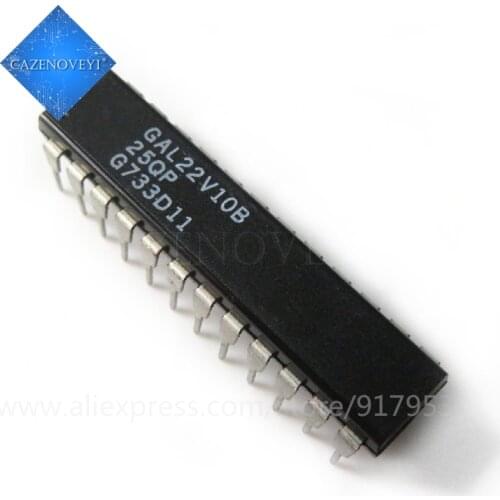 5pcs/lot GAL22V10B-25QP GAL22V10B-15PC GAL22V10B 22V10 DIP-24 In Stock