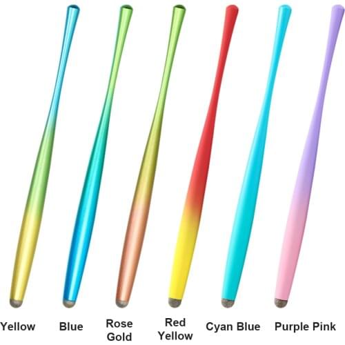 Gradient Stylus Pen for Touchscreen Devices Slim Waist Capacitive Stylus Pencil with Fiber Tip For iPad Pro 2021