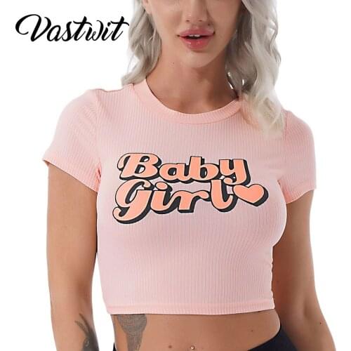 Casual Short Sleeve Patchwork Crop Top Y2K Summer Women Sexy Skinny T Shirt Female Streetwear Tee Tops