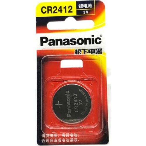 Panasonic CR2412 3V Lithium Button Coin Watch Battery Key Fobs Batteries Cell CR 2412 For Swatch LEXUS Car Controller
