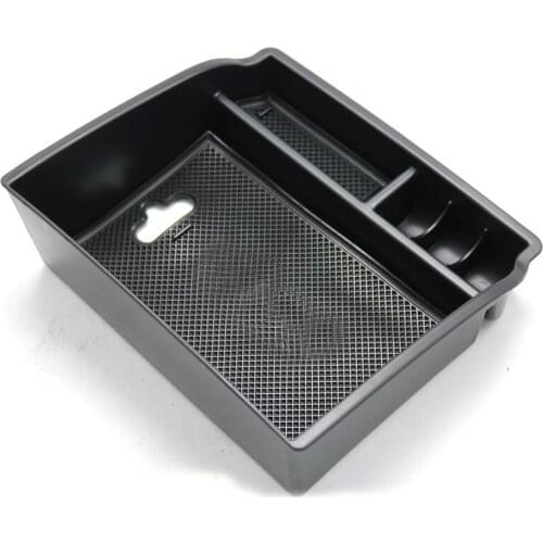 Non-Slip Central Armrest Container Holder Stowing Box With Mat For Toyota Hilux Revo 2015-2016 2017 Accessories