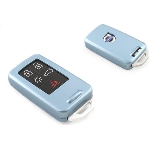 Car Styling Plastic Car Key Case Key Chain For VOLVO 2013 2014 2015 2015 V40 S60 V60 XC60 With Keyless Start Car Interior Trim