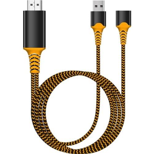 PLAY Cable HDMI Adapter USB Cable HDMI 1080P Audio Adapter Smart Converter Cable for Dell XPS 15 HUAWERI for iPhone X 8 7 type-c