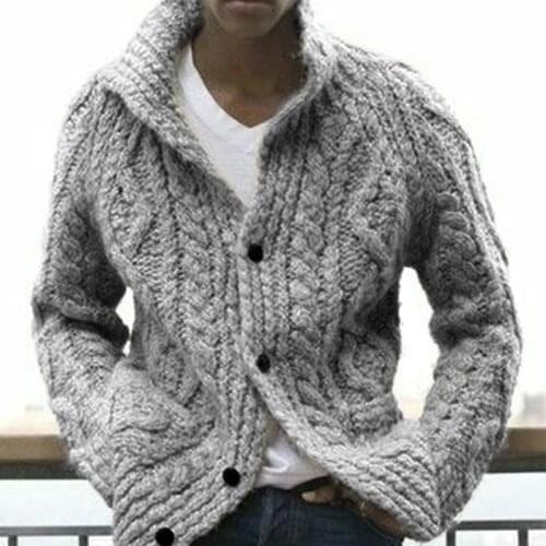 Spring Autumn 2021 Men' s Outwear Fashion Middle Length Cardigan Men