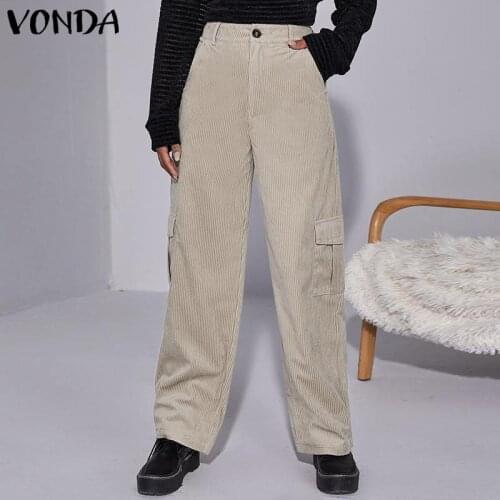 Женские прямые брюки VONDA China At AliExpress