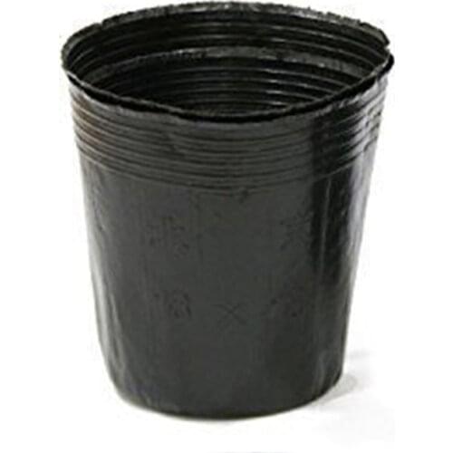 100pcs/set Household Garden Black Plastic Plant Nutrition Pots Practical Durable Soft Plant Nutrition Pots Garden Decora