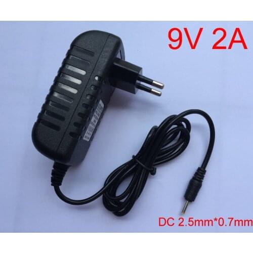100PCS High quality New 9V 2A Power Supply Adapter for Tablet PC Cube iWork8 Aoson M19 M12 Pipo M2 M3 M8 Chuwi V3
