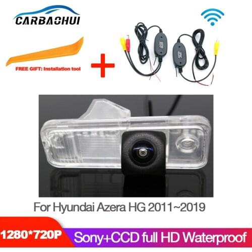 175 Degree 1080P Fisheye Car Reverse Rear View Camera For Hyundai Azera HG 2011~2019 Waterproof high quality CCD hd