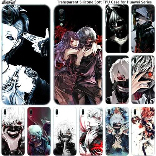 Anime Tokyo Ghoul Soft Silicone Phone Case for Huawei Mate 10 20 Lite Pro Enjoy 9S Y9 Y7 Y6 Y5 2019 2018 Pro 2017 Fashion Cover