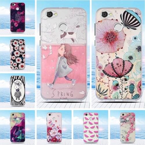 Case For ZTE Blade A6 Lite Cases Silicone TPU Covers Painted Flower Patterns Housings for ZTE Blade A6 Lite Blade A0622