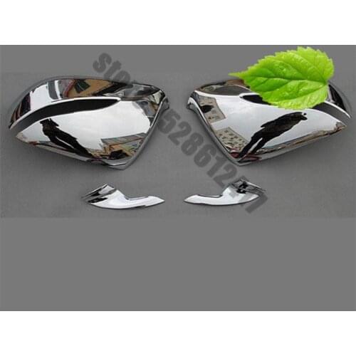 ABS Chrome Rearview mirror cover Trim/Rearview mirror Decoration Car styling For 2013 -2017 Hyundai Santa Fe ix45