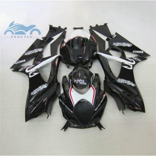 Customized Fairing kits for SUZUKI K7 GSXR1000 2007 2008 motorcycle sport fairings kit GSX R1000 07 08 black aftermarket parts