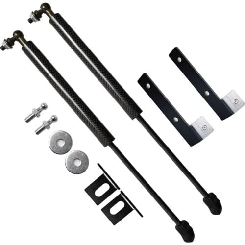 Hood Bonnet Modify Gas Struts Lift Support Shock Damper for Volkswagen Tiguan 2007-2019 Carbon Fiber Absorber