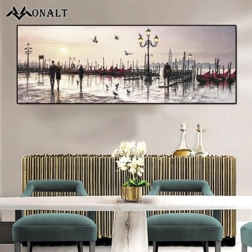 Canvas Painting wall art HD Square landscape picture custom print living room Hoom Decor Modern art Oil painting