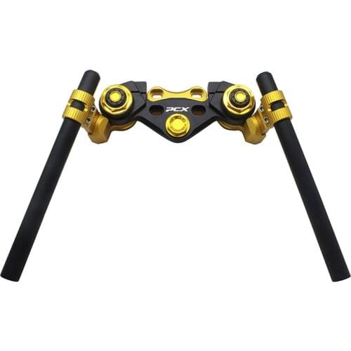 With Logo Motorcycle Handlebar Mount Handle Grip Kit Fits For Honda PCX 125 PCX 150 PCX160 2012-2020 2021 Free Stretchable Tube