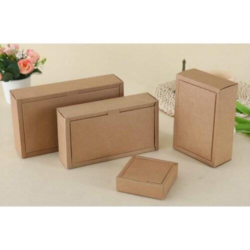 Kraft Boxes With Cover Wedding Favor Boxes Party Gift Paperboard Package Box 19011602