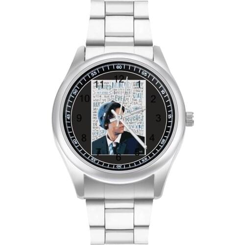 Cole Sprouse Quartz Watch Fishing Unisex Wrist Watch Stainless Photo Fashion Couple Wristwatch