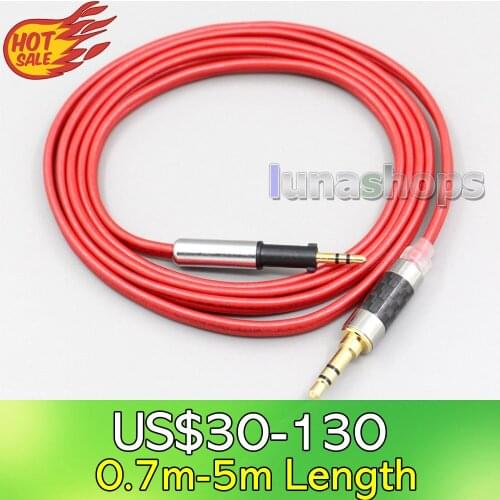 LN006696 4.4mm XLR 2.5mm 99% Pure PCOCC Earphone Cable For AKG K450 K451 K452 K480 Q460 Headset Headphone