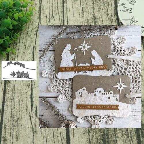 Metal Cutting Dies cut die Christmas follow the star Scrapbook paper craft knife mould blade punch stencils