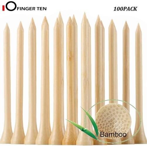 Pack of 100 Professional Unbreakable Bamboo Golf Tees Stronger than Wood Tee Size 54/70/83/100 mm