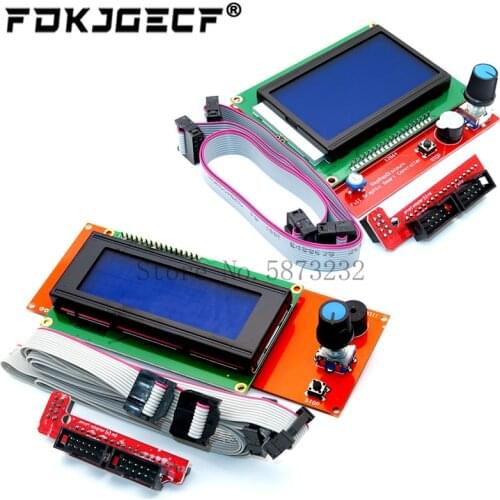 3D 2004 LCD 12864 Display 3D Printer Reprap Smart Adapter Controller Reprap Ramps 1.4 1.6 Mega2560 board 2004LCD Control