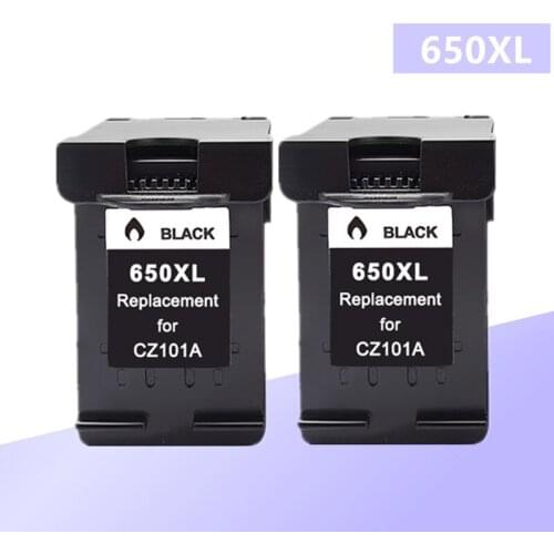 Compatible 650XL Ink Cartridge Replacement for HP 650 fpr HP650 XL for hp Deskjet 1015 1515 2515 2545 2645 3515 4645 Printer