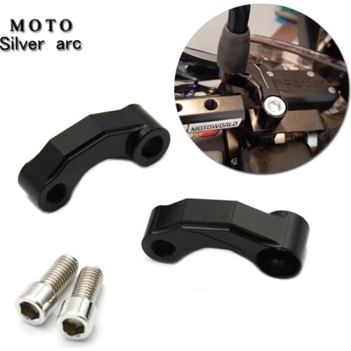 Motorcycle Rearview Mirror Extension Riser Brackets Adapter For BMW R1250GS / ADV F750GS F850GS S1000XR R1200GS