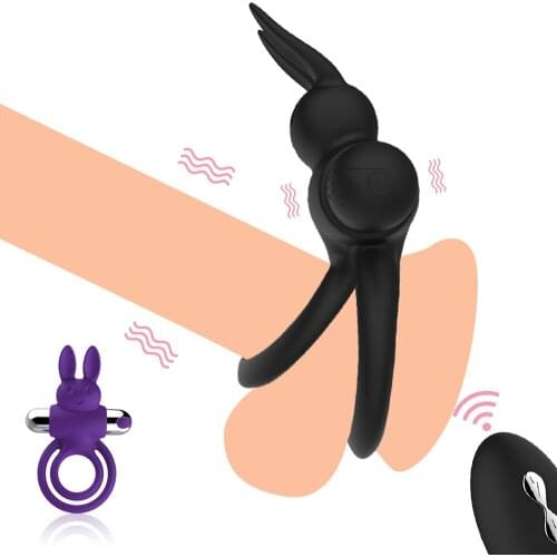 Vibrating Reusable Delay Penis Sleeve Extension Condom Adult Game Sex Product Toys Clitoris Vibrator Wireless Remote Control