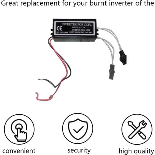 1 PC Top quality 12V CCFL inverter for CCFL angel eyes light lamp bulb halo ring spare ballast fit for E36 E46 and all cars