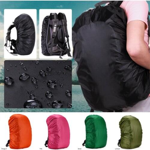 Portable Rain Cover Travel Camping Rainproof Backpack Cover Outdoor Climbing Backpack Waterproof Dust Rucksack Bag 1 Pcs
