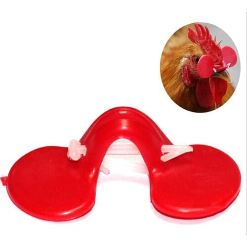10pcs the sale Latest No bolt chicken glasses Pheasant goggles Universal Anti-pecking bucket chicken Eyes Drop shipping